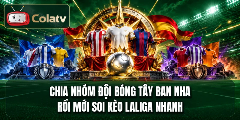 Chia nhóm đội bóng Tây Ban Nha rồi mới soi kèo LaLiga nhanh